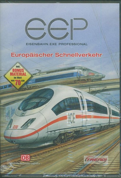 CD : Europäischer Schnellverkehr - EEP Eisenbahn.exe Professional