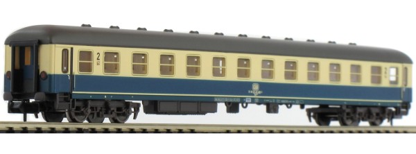 N D-Zug-Wagen 2.Kl. Bm238 DB-4 beige/türkis