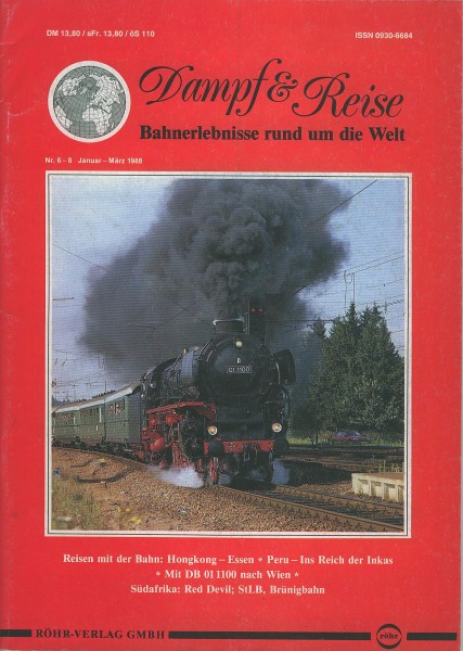 Buch Dampf & Reise - Nr. 006-008: Hongkong, Peru, Wien, Südafrika
