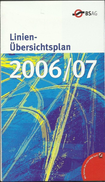 Buch 2006/07 BSAG Liniennetzplan - Bremen