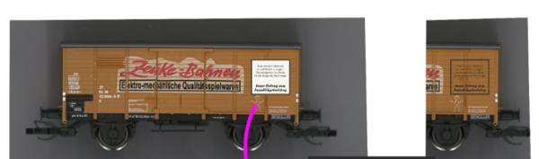 TT WIEMO EXCLUSIV Güterwg./2-a. G10 'Zeuke-Bahnen' DR Ep.IV + Parole
