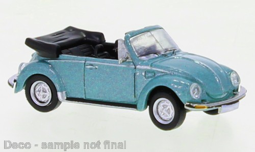 87 VW Käfer 1303 Cabriolet metallic helltürkis, 1979,