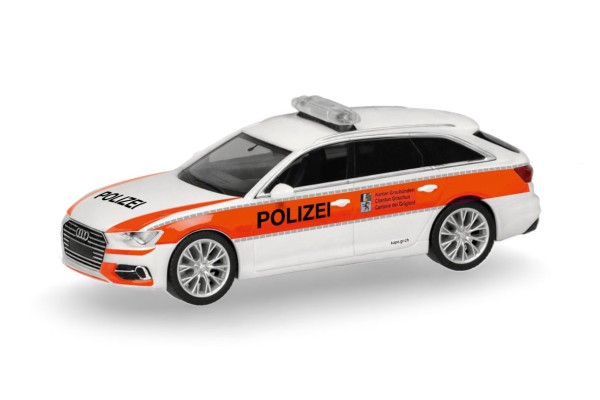 87 Audi A6 Avant (C8 Typ 4A)) "Polizei Graubünden" (CH)
