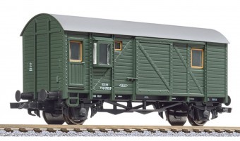 H0 Güterzugbegleitwagen (Bahndienstwagen) ÖBB Epoche-III grün