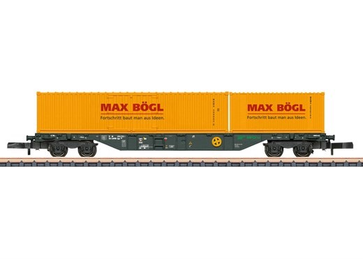 Z Containertragwagen/4-a. MFD-Rail Ep.6 2xContainer 'Max Bögl' **werkseitig ausverkauft