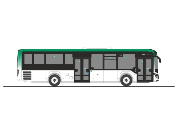 87 MAN Lion´s Intercity LE Regiobus Mittelsachsen