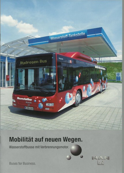 Heft MAN - Mobilität auf neuen Wegen - Wasserstoffbusse mit Verbrennungsmotor