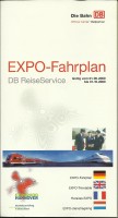 Buch 2000 Kursbuch EXPO-Fahrplan Die Bahn - DB Reiseservice Buch 2000 Kursbuch EXPO-Fahrplan Die Bahn - DB Reiseservice