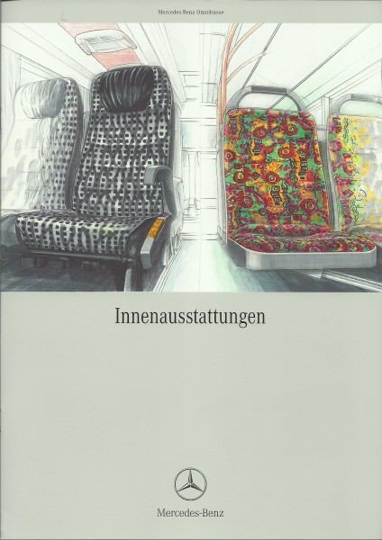 Heft 1998 Prospekt - Mercedes-Benz Omnibus Innenausstattungen