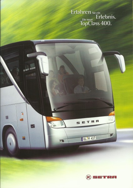 Heft 2001 Prospekt SETRA - Die neue TopClass400 - Erfahren Sie ein Erlebnis