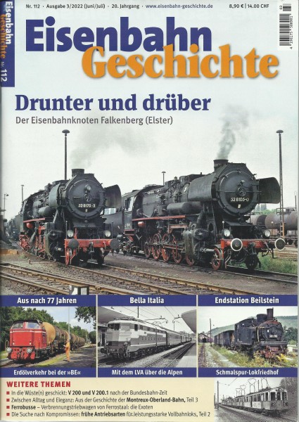 Heft Eisenbahn-Geschichte Nr. 112