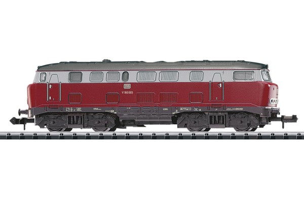 N Diesellok BR.V160.003(Lollo) DB-III rot ANALOG