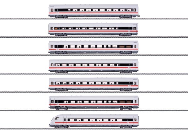 H0 ICE-Wagen-Set (ex Metronom) DBAG-6 weiß 7-tlg.