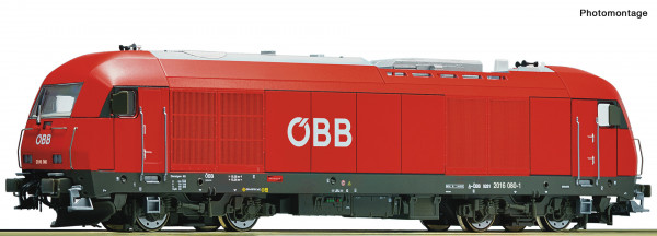 H0 Diesellok BR 2016.080/Hercules ÖBB Ep.VI rot ANALOG