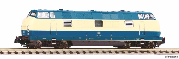 N Diesellok BR 221 DB-IV blau/beige SOUND
