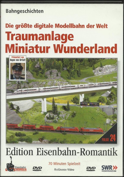 DVD: Traumanlage Miniatur Wunderland - Die größte digitale Modellbahn der Welt