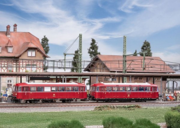 H0 Schienenbus BR798+BR998 DB-4 rot