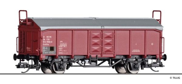 TT Hubschiebedachwagen/2-achsg. CSD-4 braun
