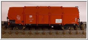 TT- WIEMO EXCLUSIV Wagenset "Wismut-Klappdeckelwagen". DR, Ep.III