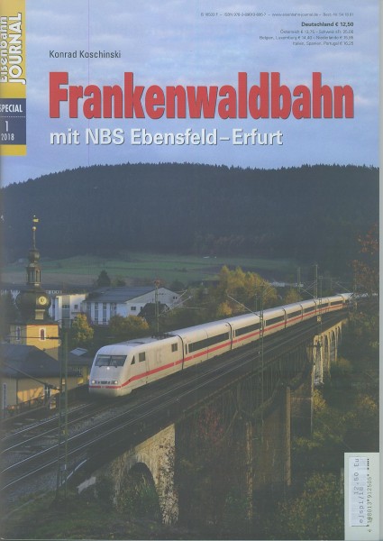 Heft Frankenwaldbahn mit Neubaustrecke Ebensfeld-Erfurt