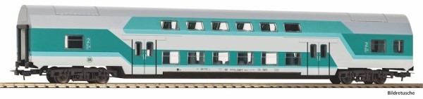 H0 Doppelstockwagen DBuz DR-4 türkis/grau #1
