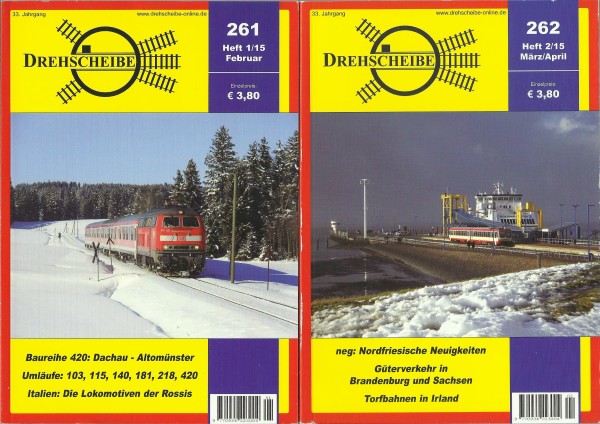 Heft 2015 Jahrgang Drehscheibe Heft 261-268