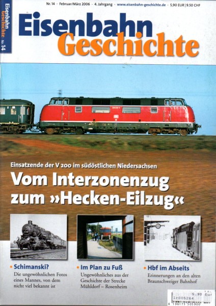Heft Eisenbahn-Geschichte Nr. 014