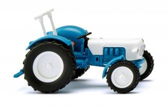 087 Eicher Königstiger Trecker, hellblau/weiß