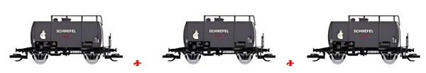 TT WIEMO EXCLUSIV Kesselwagen-Set DEUTZ 'Schwefelwagen' DR Ep.IV 3-tlg