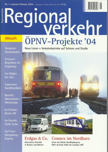 Heft 2004 Jahrgang Regionalverkehr