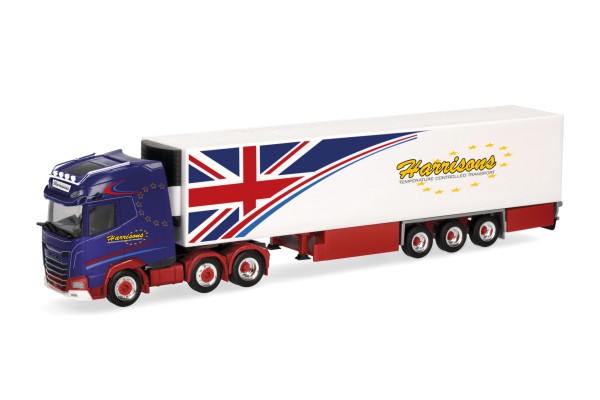 87 DAF XG+ Kühlkoffer-Sattelzug 'Harrisons' (GB)