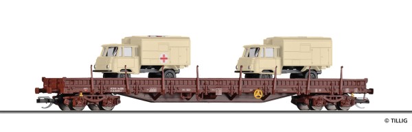 TT Niederbordwagen/4-a. Res DR-4 + 2xRobur-1801