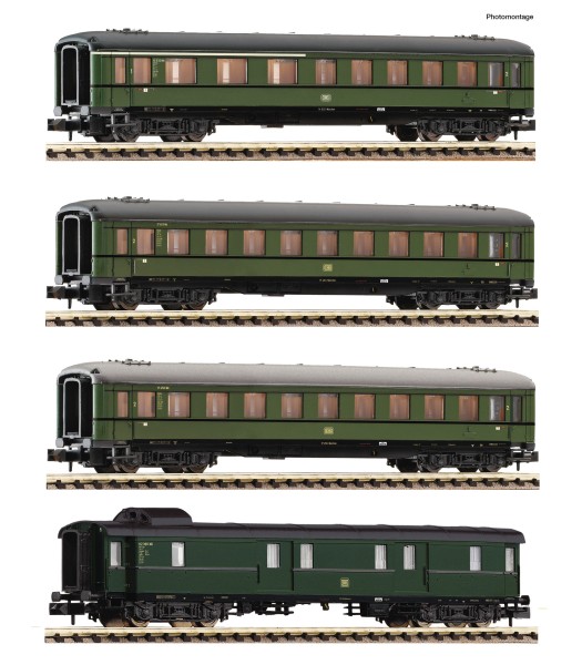 N Schnellzugwagen-Set, DB -4 A 4-tlg
