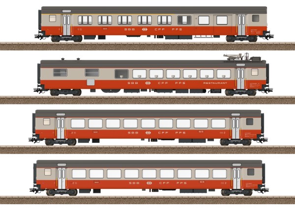 H0 Personenwagen-Set Swiss Express SBB/CFF/FFS Ep.IV