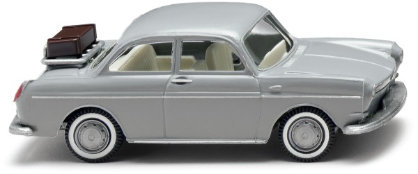 87 VW 1600/Limousine grau mit Koffergepäck