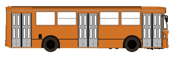 87 Fiat Bus 418 orange (I)