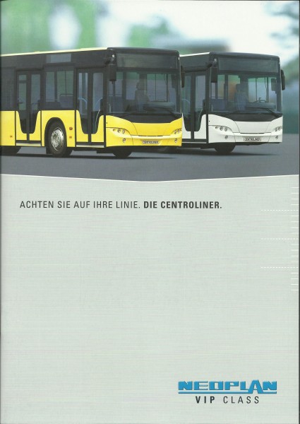 Heft Prospekt - NEOPLAN - Die Centroliner - Achten Sie auf Ihre Linie