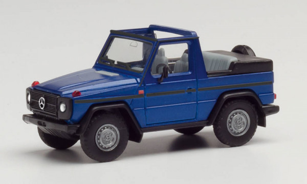 87 Mercedes-Benz G-Modell Cabrio, hellblau metallic