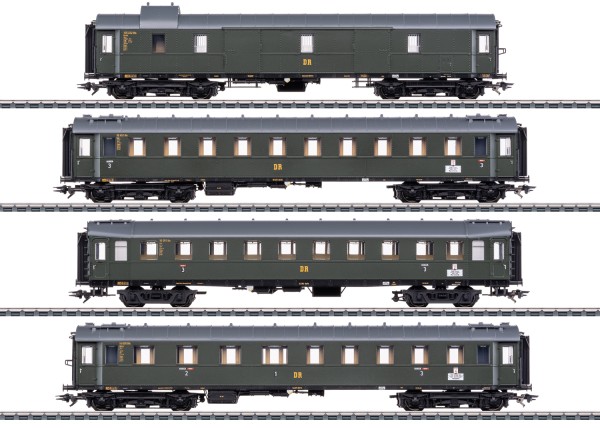 H0 Personenwagen-Set Ba 1928-30 DR, Ep.III 4-tlg.