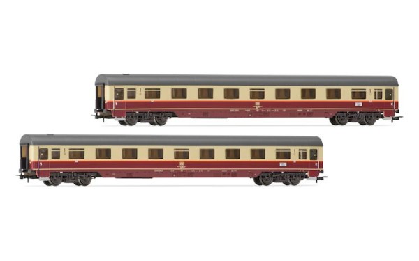H0 Set 1.-Kl.-Wagen der Bauart Avmz111 inRheingold-83-Farbgebung DB, 2-tlg.