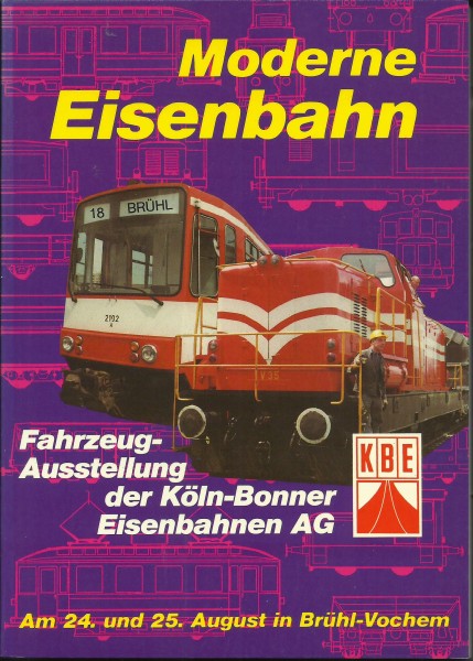 Buch Moderne Eisenbahn - Fahrzeugausstellung der Köln-Bonner Eisenbahnen AG