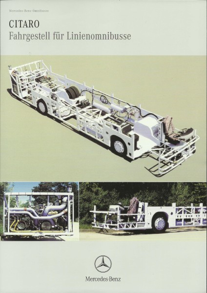 Heft 2008 Prospekt Mercedes-Benz - Citaro - Fahrgestell für Linienomnibusse