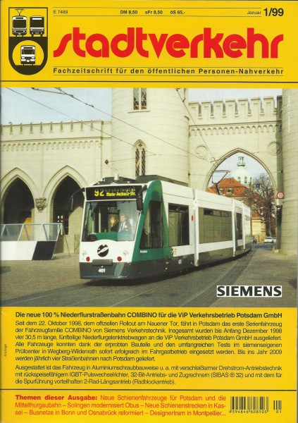 Heft 1999 Jahrgang Stadtverkehr
