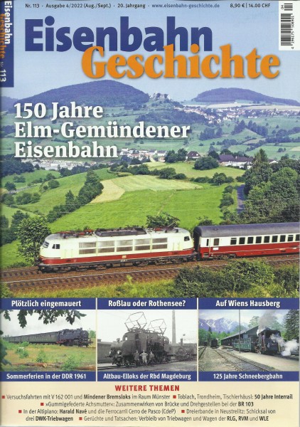 Heft Eisenbahn-Geschichte Nr. 113