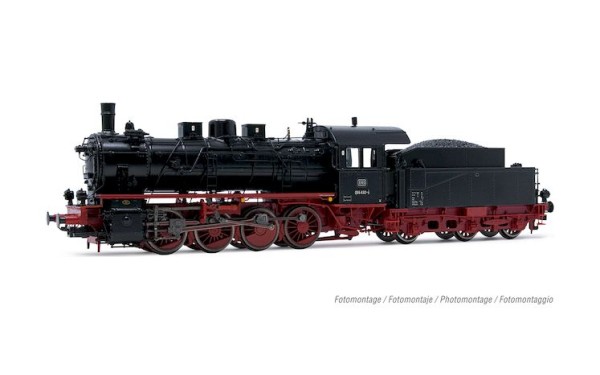H0 Dampflok mit Schlepptender 055 632-4, DB Schwarz-Rot