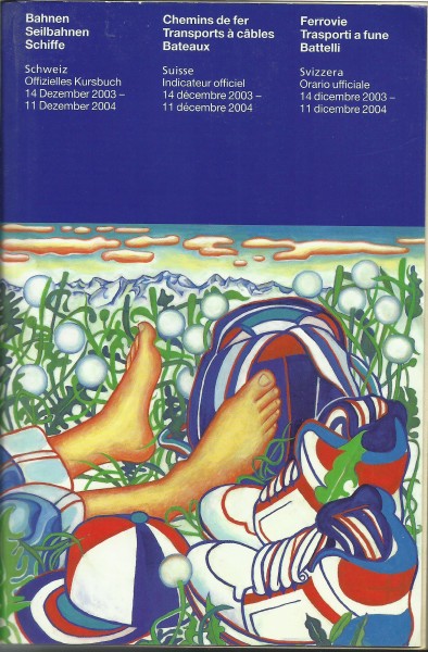 Buch 2004 Kursbuch SBB (Schweiz) Bahnen - Seilbahnen - Schiffe