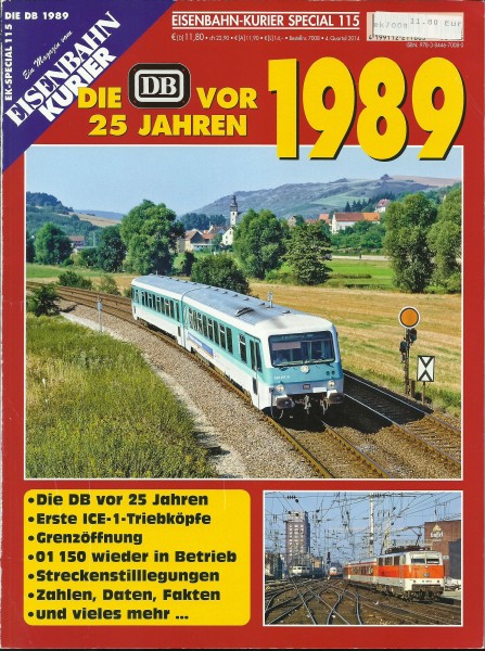 Heft 1989 Die DB vor 25 Jahren