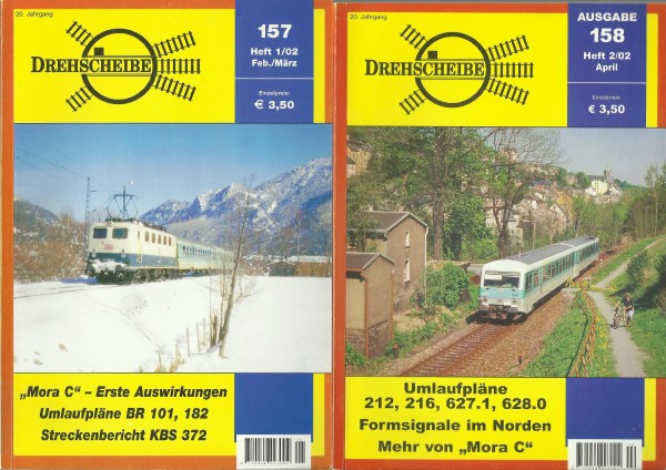 Heft 2002 Jahrgang Drehscheibe Heft 157-164