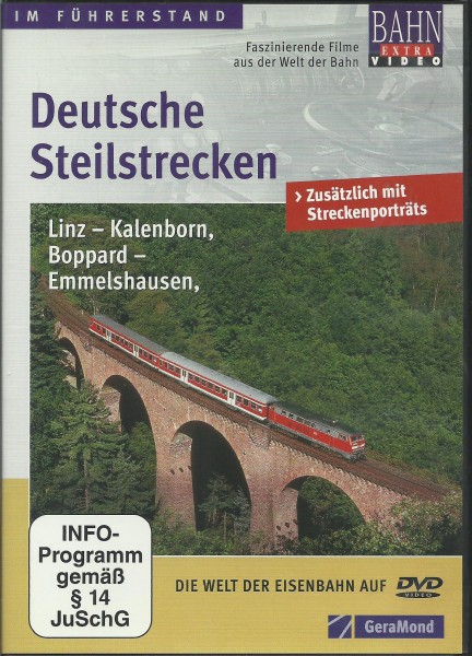 DVD: Deutsche Steilstrecken - Linz-Kalenborn, Boppard-Emmelshausen
