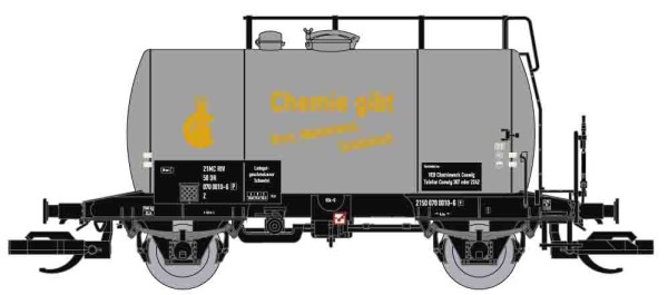 TT WIEMO EXCLUSIV Kesselwagen DEUTZ 'Schwefeltransport' mit Parole DR Ep.IV